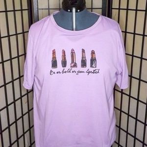 SHEIN Lipstick Shirt